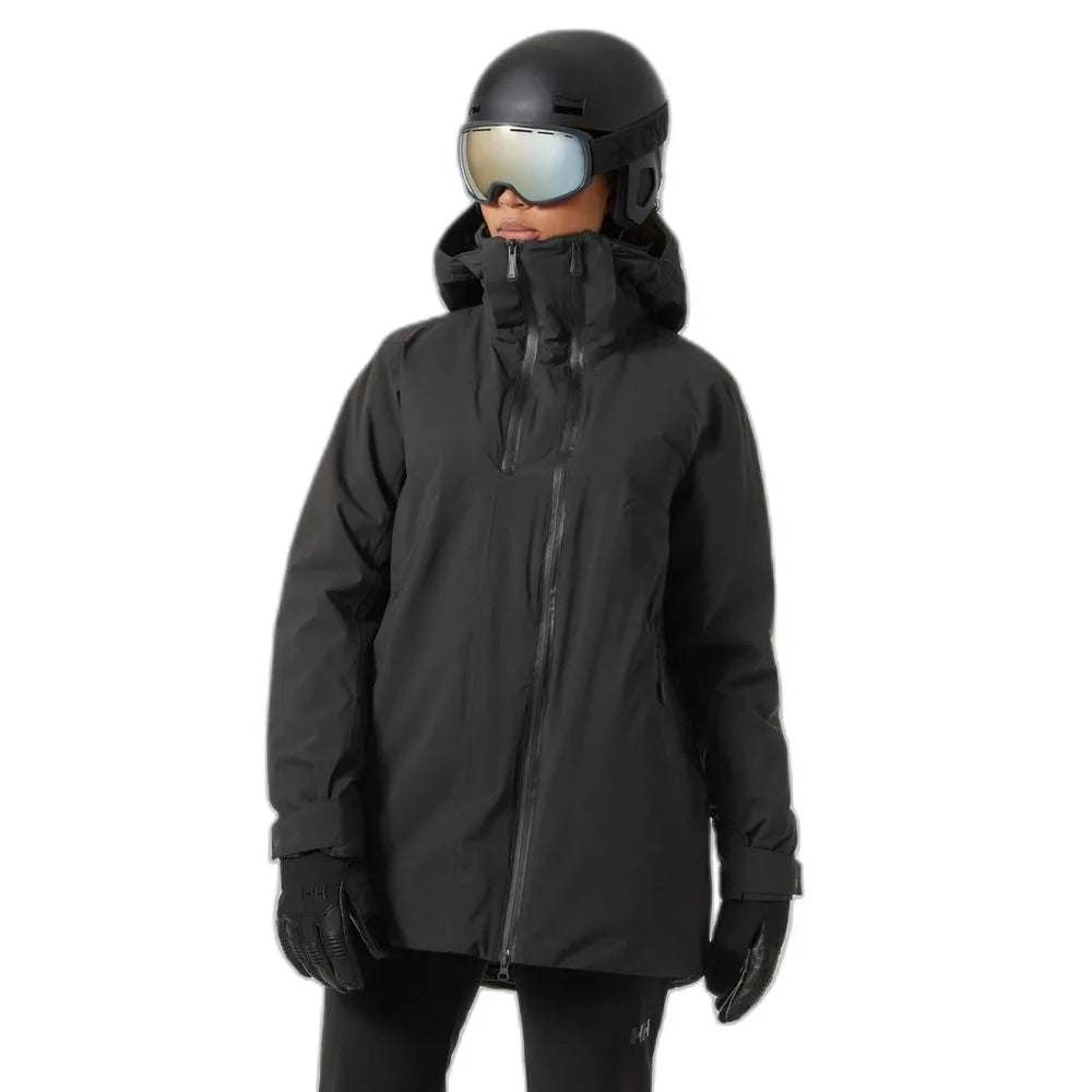 Helly Hansen Women’s Nora Long Puffy Ski Jacket Skijakke Dame - Black - Black
