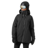 Helly Hansen Women’s Nora Long Puffy Ski Jacket Skijakke Dame - Black - Black