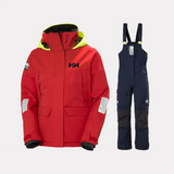 Helly Hansen Women's Pier 4.0 Sejlersæt Dame - Alert Red / Navy - XL