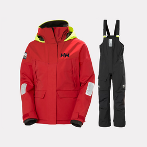 Helly Hansen Women's Pier 4.0 Sejlersæt Dame - Alert Red / Ebony - XL