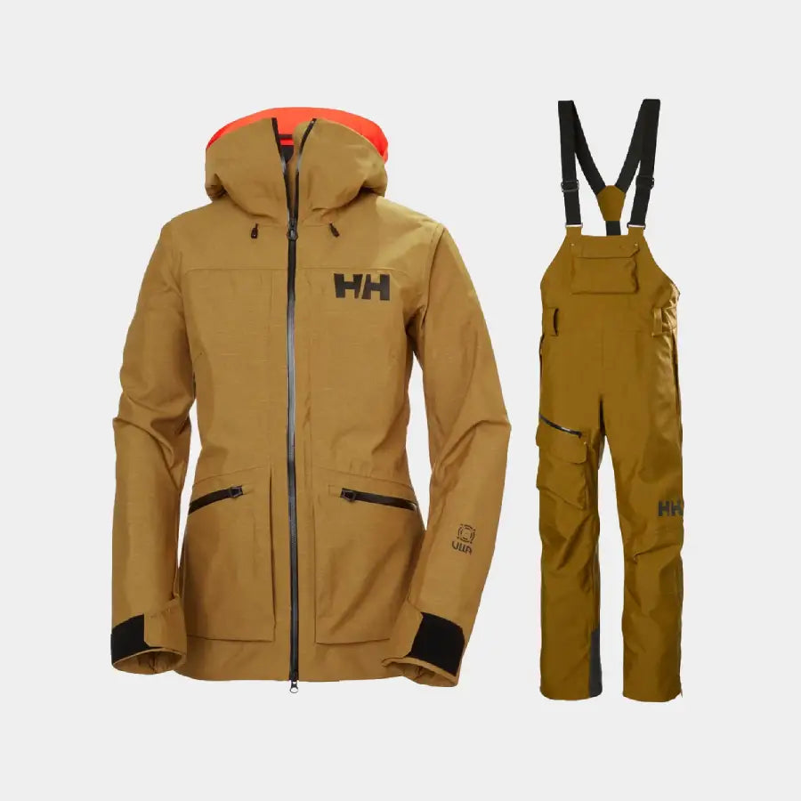Helly Hansen Women's Powderqueen Skisæt Dame - Lynx / Lynx