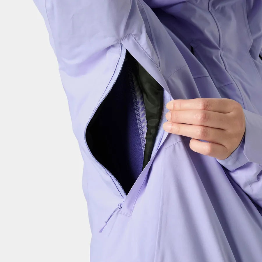Helly Hansen Women's Powshot Jacket Skijakke Dame - Bright Lavender