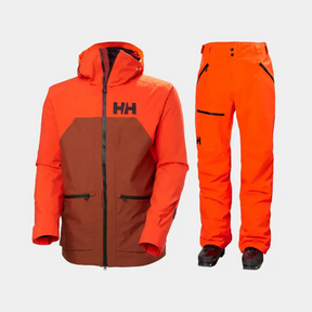 Helly Hansen Men's Straightline 2.0 / Sogn Skisæt Herre - Iron Oxide / Neon Orange - 2XL