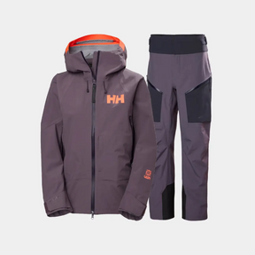 Helly Hansen Women's Sogn Shell Skisæt Dame - Smoked Purple - XL