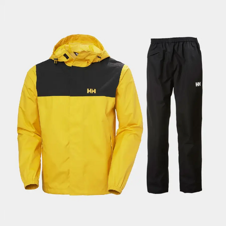 Helly Hansen Men's Vancouver Regnsæt Herre - Gold Rush / Black - 3XL