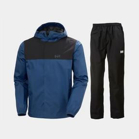 Helly Hansen Men's Vancouver Regnsæt Herre - Ocean / Black - 3XL