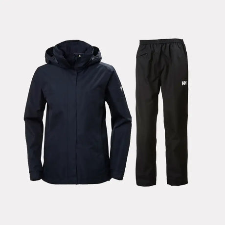 Helly Hansen Women's Aden Regnsæt Dame - Navy / Black - 5XL