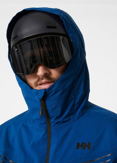 Helly Hansen Men's Alpine Insulated Ski Jacket Skijakke Herre - Deep Fjord -
