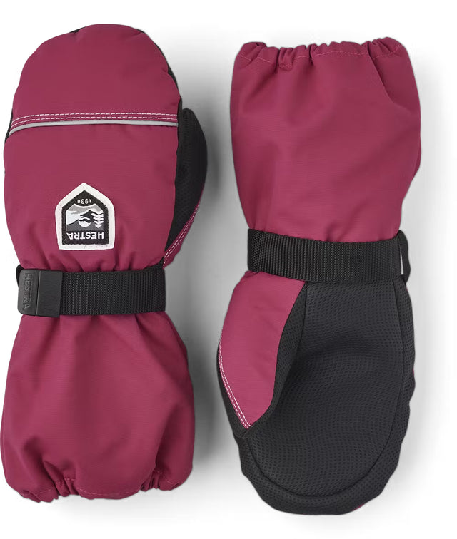 Hestra Kids Wool Terry Luffer Skiluffer Børn - Fuchsia - Fuchsia