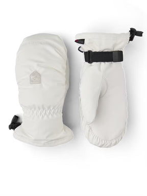 Hestra Women's Powder CZone Mitt Skihandsker Dame - Ivory - Ivory