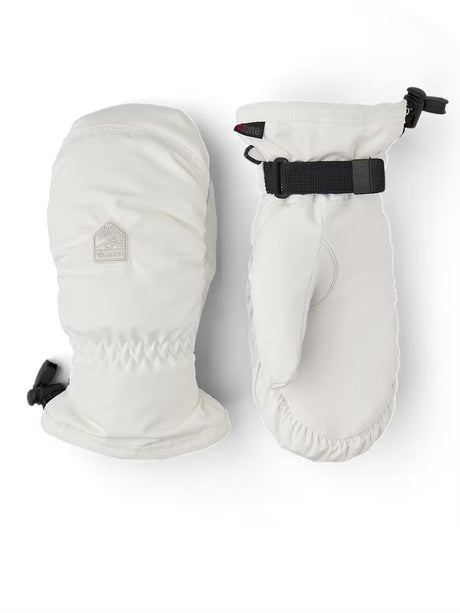 Hestra Women's Powder CZone Mitt Skihandsker Dame - Ivory