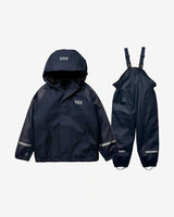 Helly Hansen Kids’ Bergen Fleece-Lined Rain Set 2.0 Regnsæt Børn - 597 Navy