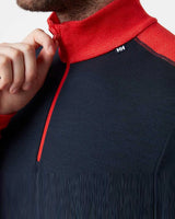 Helly Hansen Men's LIFA® Merino Midweight Half-zip Base Layer Skiundertrøje Herre - Navy