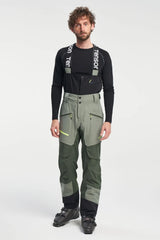 Tenson Touring Shell Pant Men Skibukser Herre - Dark Green - Dark Green