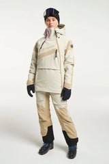 Tenson Aerismo JackoRak Women Skijakke Dame - Light Beige -