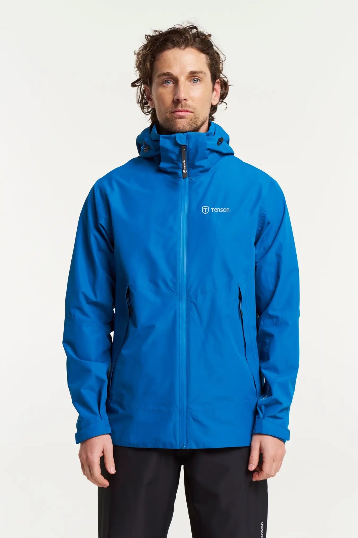 Tenson Winga Rain Jacket Men Regnjakke Herre - Blue - Blue