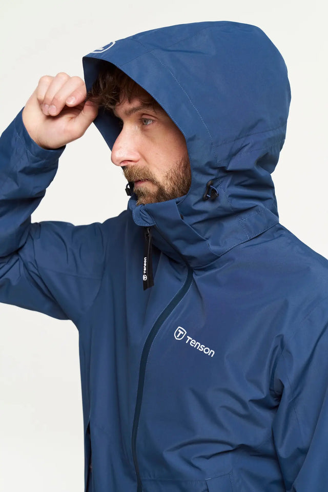 Tenson Winga Rain Jacket Men Regnjakke Herre - Dark Blue - Dark Blue
