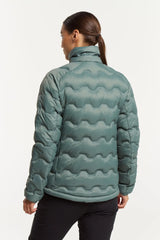 Tenson TXlite Shibui Collar Down Jakke Dame - Grey Green -