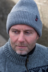 Woolwear Jurmo Strikhue - Lysegrå - Lysegrå One-size