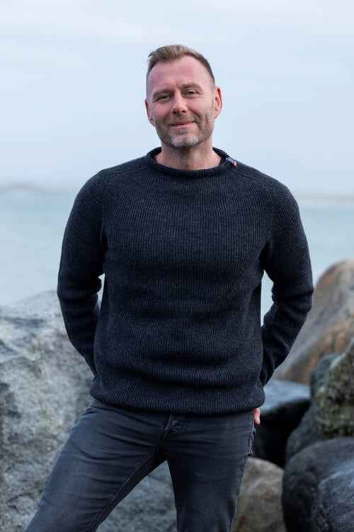 Woolwear Jurmo Striktrøje Dame / Herre - Koksgrå - Koksgrå