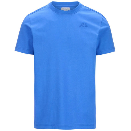 Kappa Logo Cafers T-shirt Herre - Blue Malibu -