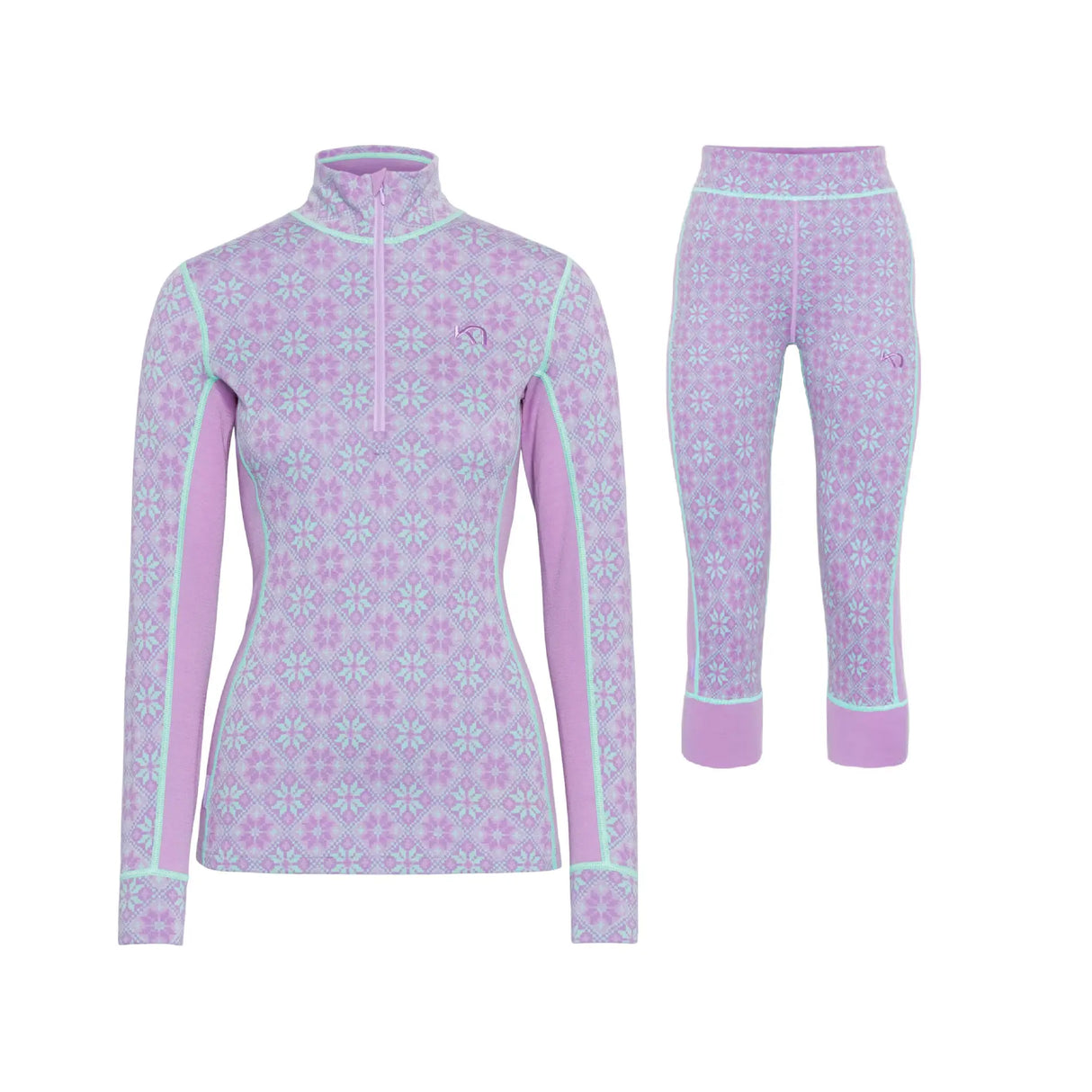 Kari Traa Rose Half Zip Capri Skiundertøj Sæt Dame - Lily