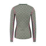 Kari Traa Rose Long Sleeve High Waist Skiundertøj Sæt Dame - Thyme Green