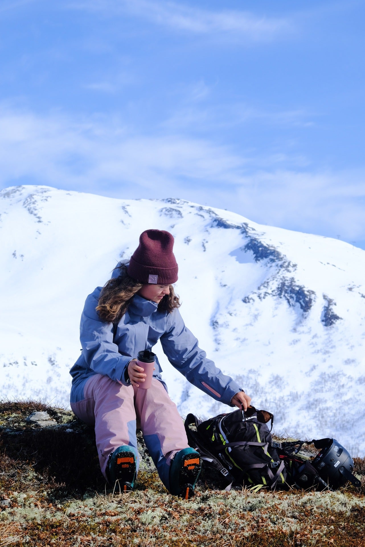 Kari Traa Agnes Ski Pants Skibukser Dame - Taupe -