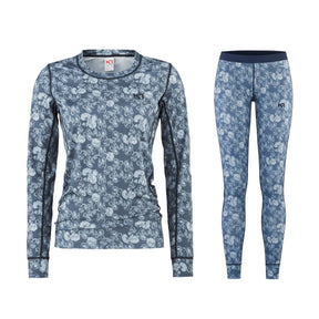 Kari Traa Fantastisk Skiundertøj Sæt Dame - Recycled Misty Blue - XL