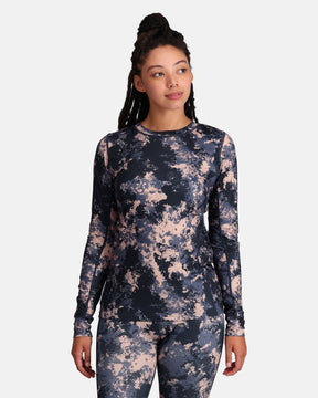 Kari Traa Fryd Long Sleeve Baselayer Skiundertrøje Dame - Moon Blue - Moon Blue