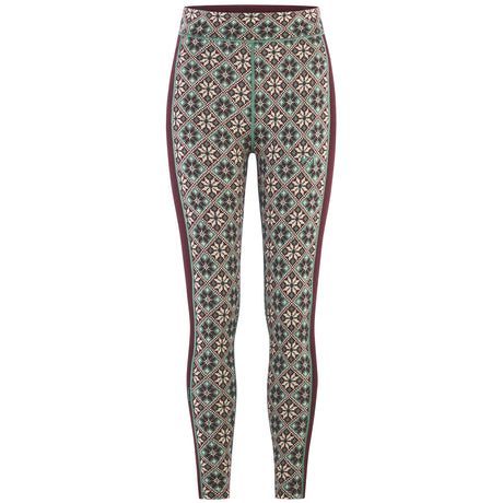 Kari Traa Rose High Waisted Baselayer Pants Skiunderbukser Dame - Forest Green