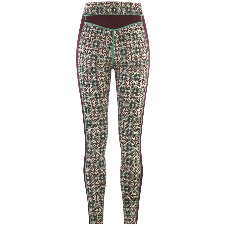 Kari Traa Rose Half Zip High Waist Skiundertøj Sæt Dame - Forest Green