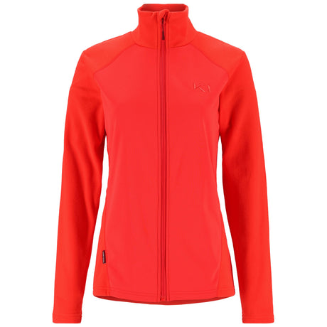 Kari Traa Kari Full-Zip Fleecetrøje Dame - Heat Red