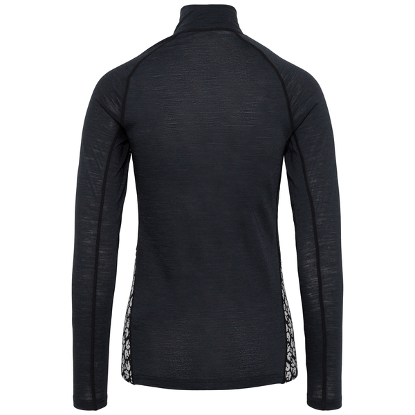 Kari Traa Lekker Half-Zip Skiundertrøje Dame - Black