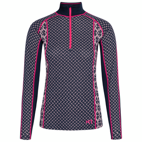 Kari Traa Lekker Half Zip Skiundertrøje Dame - Royal - Royal