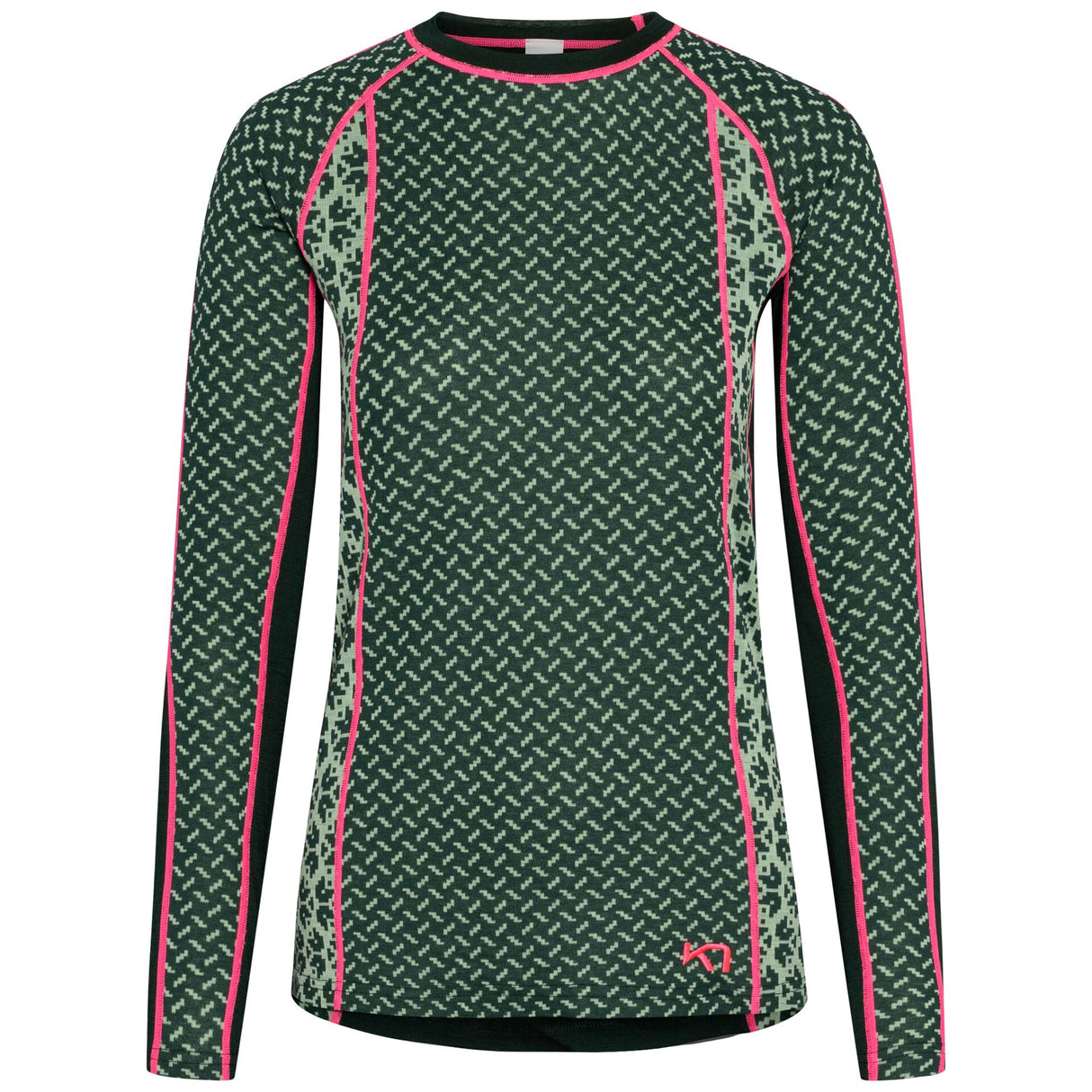 Kari Traa Lekker Long Sleeve Skiundertrøje Dame - Pine Green - Pine Green