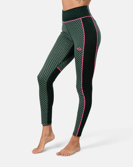 Kari Traa Lekker Pants Skiunderbukser Dame - Pine Green -