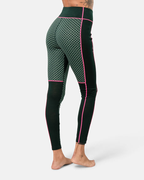 Kari Traa Lekker Pants Skiunderbukser Dame - Pine Green -