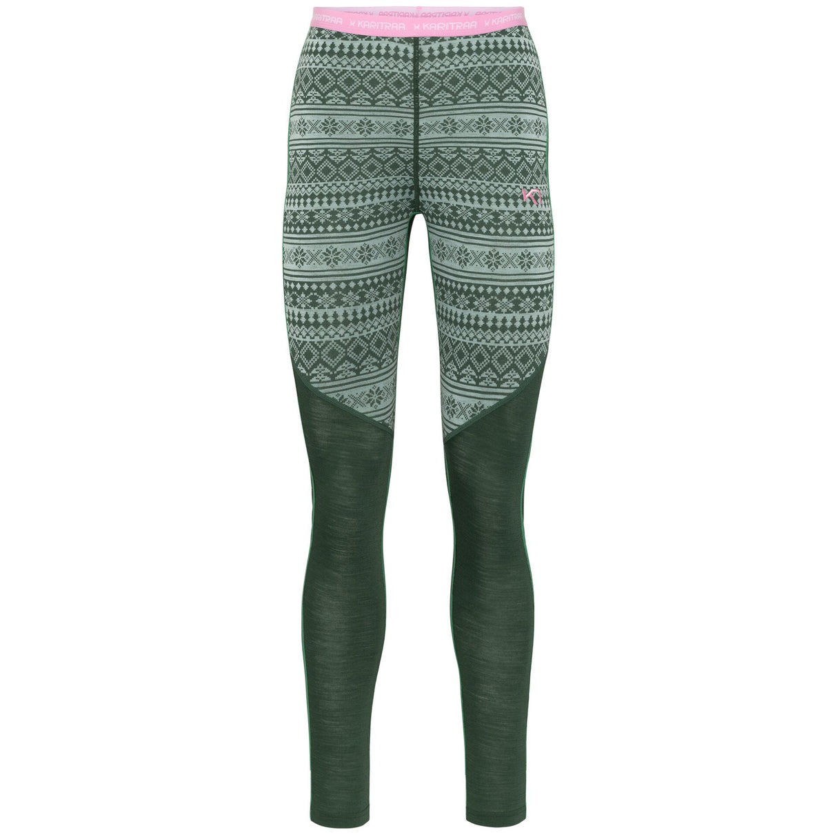 Kari Traa Mina Long Sleeve Skiundertøj Sæt Dame - Thyme Green -