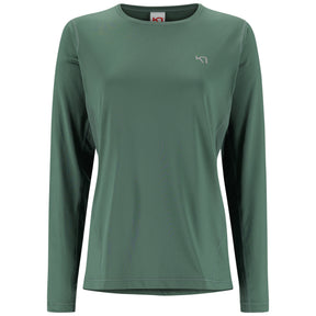 Kari Traa Nora 2.0 Long Sleeve Langærmet Træningstop Dame - Murk Green - Murk Green
