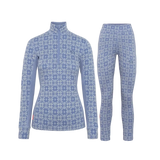 Kari Traa Rose Half Zip High Waist Skiundertøj Sæt Dame - Iris