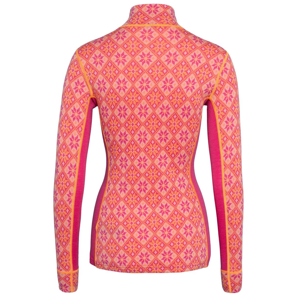 Kari Traa Rose Half Zip Baselayer Top Skiundertrøje Dame - Berry Pink