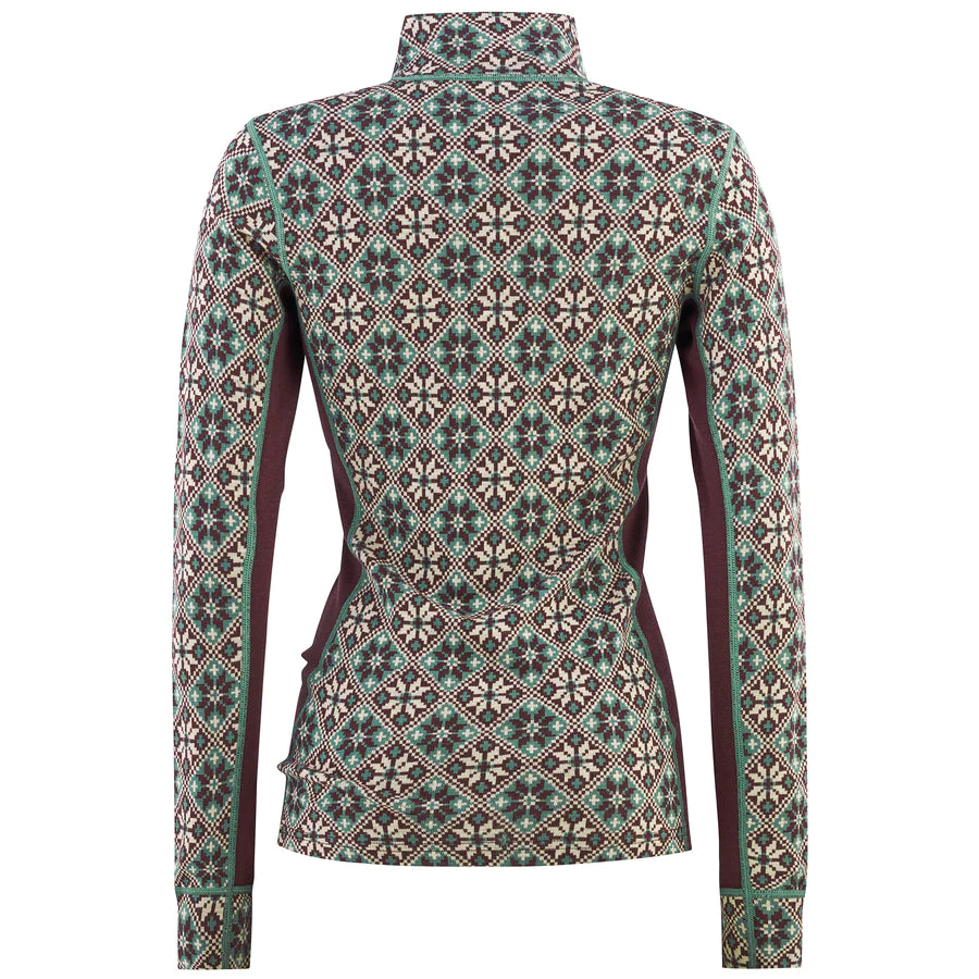 Kari Traa Rose Half Zip High Waist Skiundertøj Sæt Dame - Forest Green -