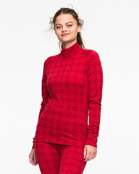 Kari Traa Rose Light Half Zip Skiundertrøje Dame - Heart - Heart