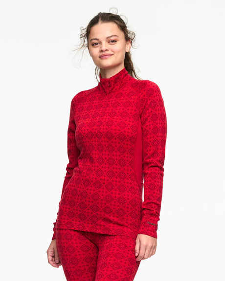 Kari Traa Rose Light Half Zip Skiundertøj Sæt Dame - Heart -