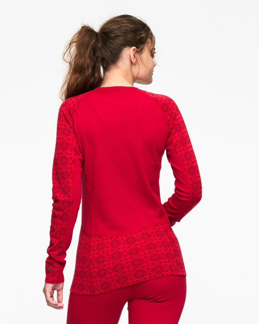 Kari Traa Rose Light Long Sleeve High Waist Skiundertøj Sæt Dame - Heart