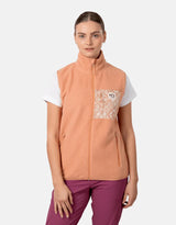 Kari Traa Røthe Fleece Vest Dame - Cork - Cork