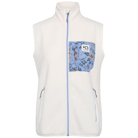 Kari Traa Røthe Fleece Vest Dame - Natural White