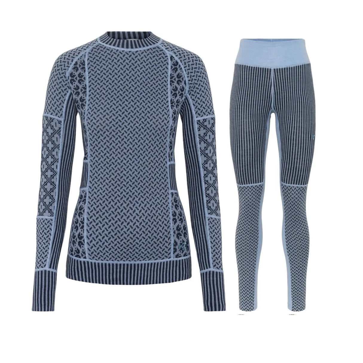 Kari Traa Smekker Long Sleeve Skiundertøj Sæt Dame - Iris - XL