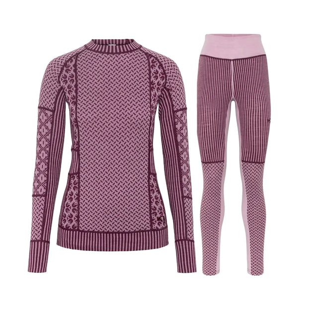 Kari Traa Smekker Long Sleeve Skiundertøj Sæt Dame - Lily - XL